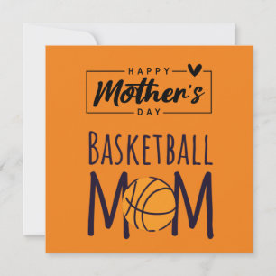 Moederdag basketbal voor mama kaart