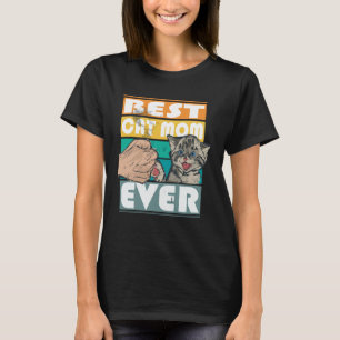 Moederdag beste kat mam ooit decoratieve kat mama t-shirt