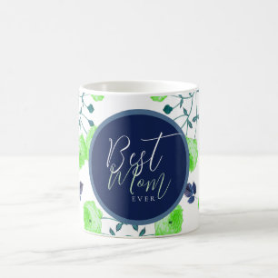 Moederdag Beste mama ooit Floral Koffiemok