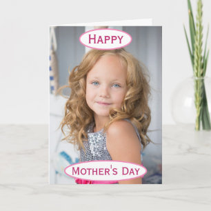 Moederdag Beste mama ooit Kinder foto Kaart