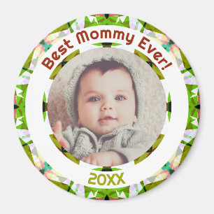 Moederdag Beste mammie ooit baby Foto Gift Magneet