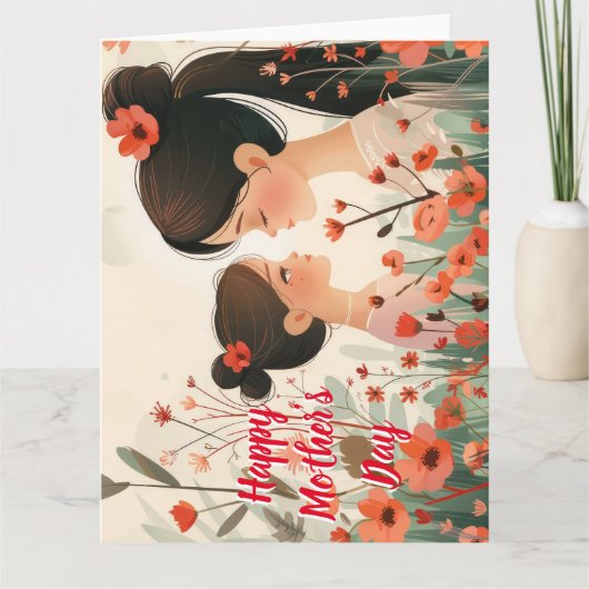 Moederdag Beste Moeder8 Super Moeder kaart (Voorkant)