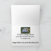 Moederdag Beste Moeder Ooit Goud Retriever Hond Kaart (Binnen)