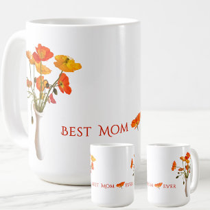 Moederdag Beste Moeder Ooit Klaproos Foto Cadeau Koffiemok