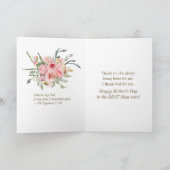 Moederdag Bijbel Verse Elegant Floral Kaart (Binnen)