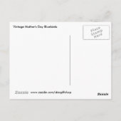  Moederdag Bloemen Briefkaart (Achterkant)