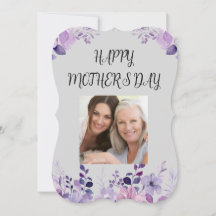 Moederdag Bloemen Flat Holiday Kaart