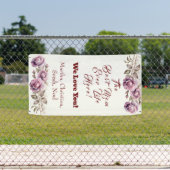 Moederdag Bloemen Rozen Waterverf. Banne Spandoek (Insitu)