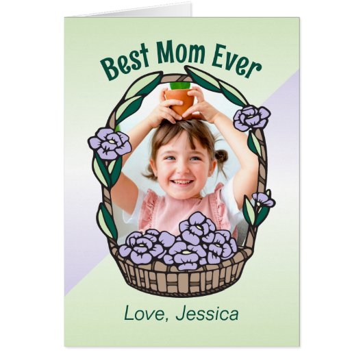 Moederdag Bloemenfoto (Voorkant)