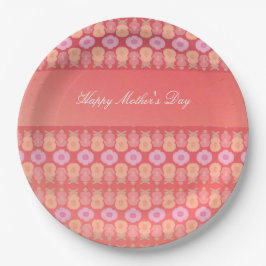Moederdag bloemige papieren Borden Papieren Bordje