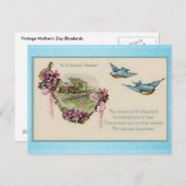  Moederdag Bluebirds Briefkaart (Voorkant / Achterkant)