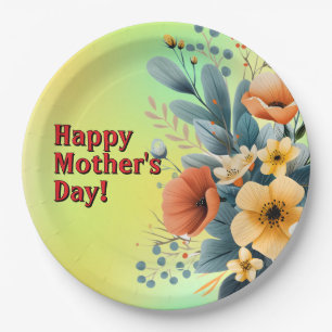 Moederdag Boho Bloemen Clipart-61983 Sleutelhanger Papieren Bordje