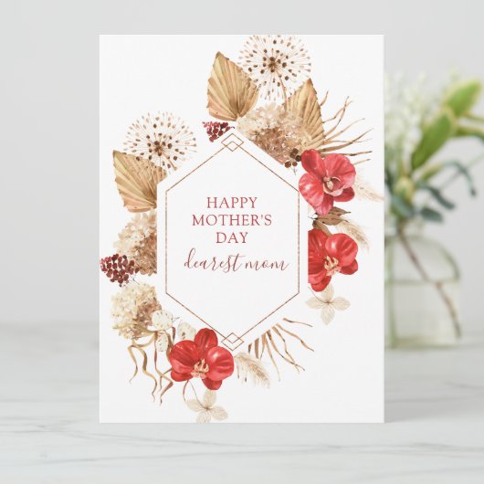 Moederdag Boho Floral (Staand voorkant)