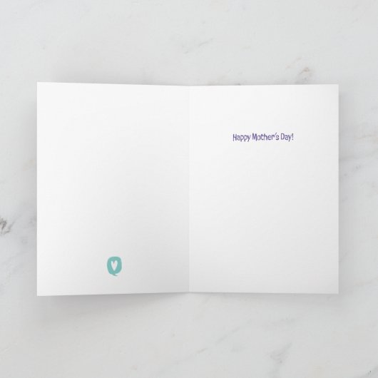 Moederdag - Bonusmoeder Bedankkaart (Binnen)