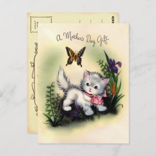 Moederdag Briefkaart (Voorkant / Achterkant)