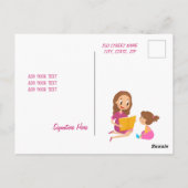 Moederdag Briefkaart (Achterkant)