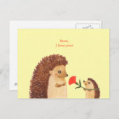 Moederdag Briefkaart (Voorkant / Achterkant)