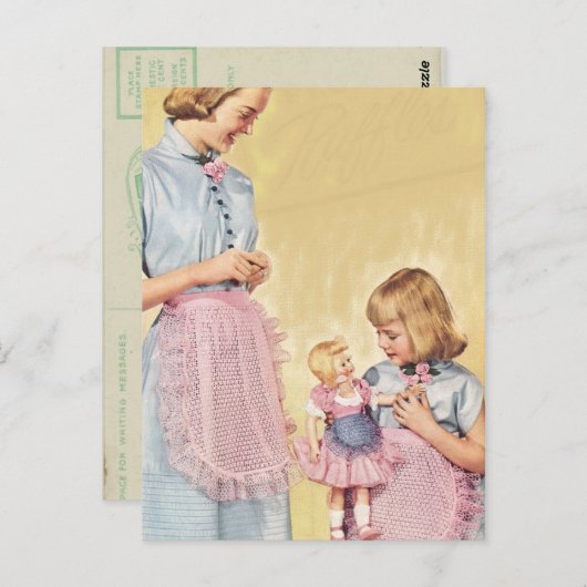  Moederdag Briefkaart (Voorkant / Achterkant)