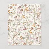 Moederdag Brunch Boho Terracotta Uitnodiging (Achterkant)