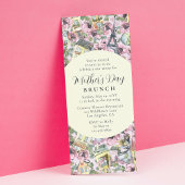 Moederdag Brunch Elegant French Paris Kaart