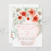 Moederdag Brunch Event for Church Group Briefkaart (Voorkant / Achterkant)