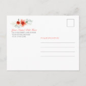 Moederdag Brunch Event for Church Group Briefkaart (Achterkant)