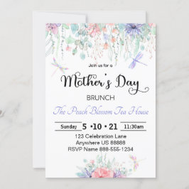 Moederdag Brunch Invitation Kaart