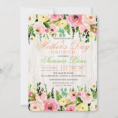 moederdag Brunch Invitation Kaart (Voorkant)