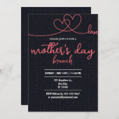 Moederdag Brunch Kaart (Voorkant / Achterkant)