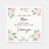 Moederdag Brunch Party Paper Napkins Servet (Voorkant)