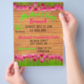 Moederdag Brunch Reclamebrochure Flyer (Hand)
