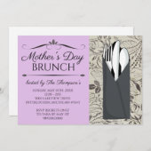 Moederdag Brunch Uitnodigingen (Voorkant / Achterkant)