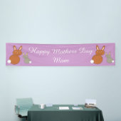 Moederdag Bunnies Custom Banner (Beurs)