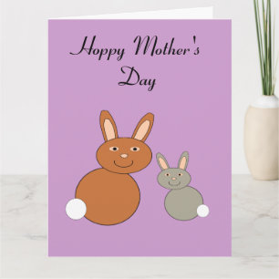 Moederdag Bunnies Custom Giant Kaart