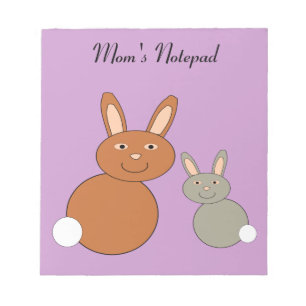 Moederdag Bunnies  laptop Notitieblok