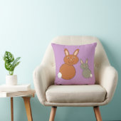 Moederdag Bunnies Pillow Kussen (Stoel)