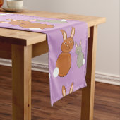 Moederdag Bunnies Table Runner Korte Tafelloper (Voorbeeld)