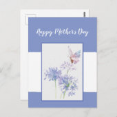 Moederdag Butterfly Garden Flowers Briefkaart (Voorkant / Achterkant)