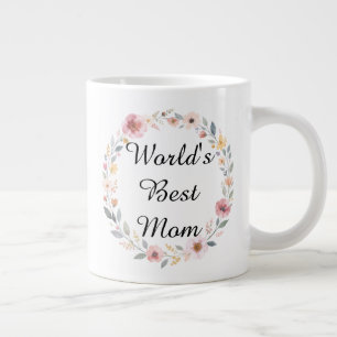 Moederdag cadeau: "Beste Moeder ter Wereld" Extra Grote Beker
