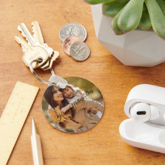 Moederdag cadeau Sleutelhanger, Gepersonaliseerd c Sleutelhanger
