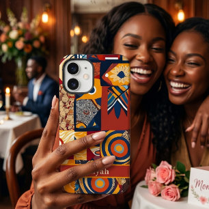 Moederdag cadeau voor Afro-Amerikaanse zus iPhone 16 Hoesje