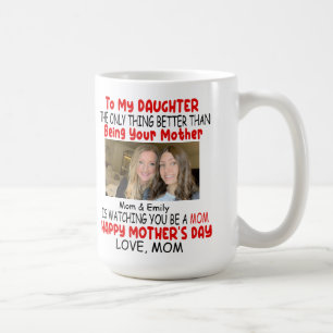 Moederdag cadeau voor dochter van mama koffiemok