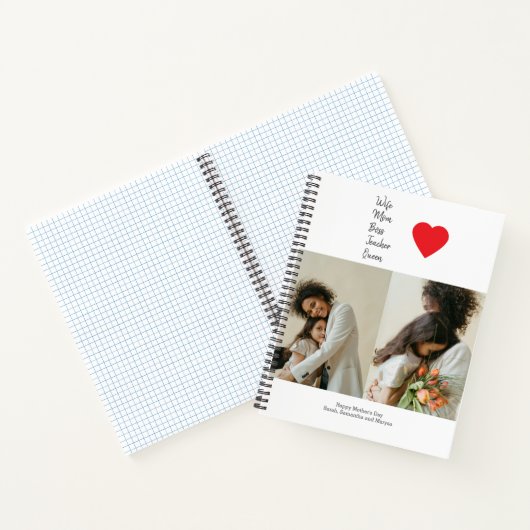 Moederdag cadeau voor moeder, baas, leraar - notitieboek (Binnen)