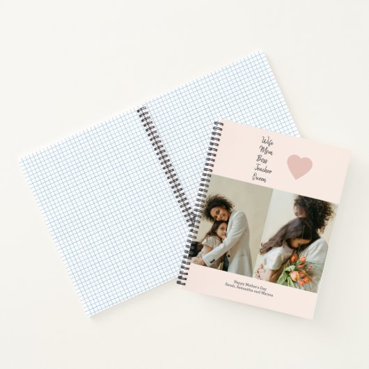 Moederdag cadeau voor moeder, baas, leraar - notitieboek (Binnen)