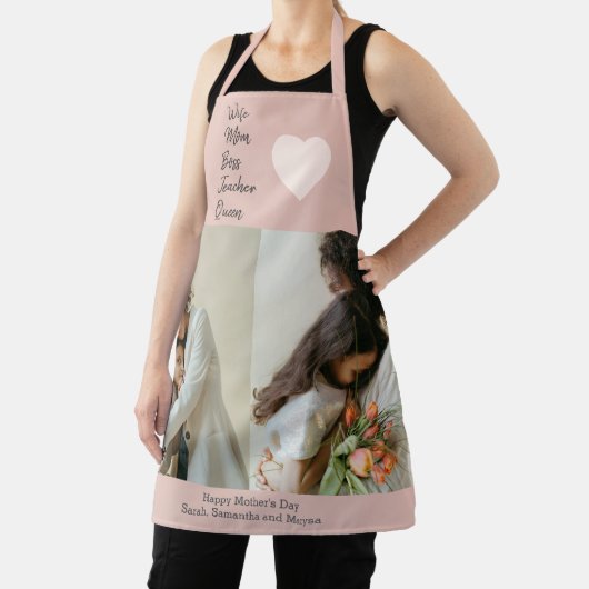 Moederdag cadeau voor moeder, vrouw, baas, leraar schort (Insitu)