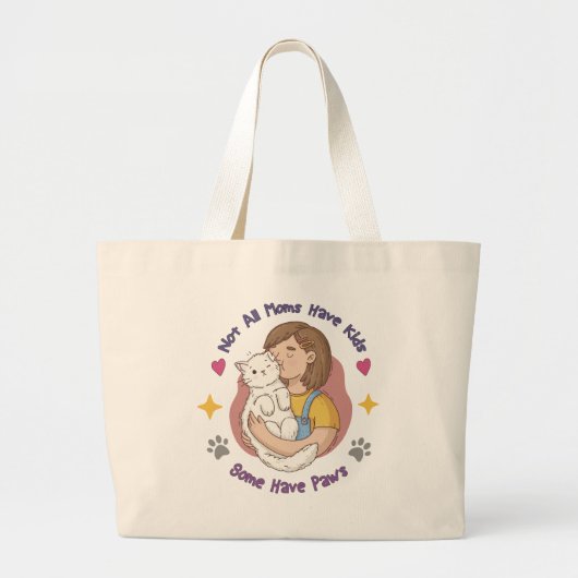 moederdag cadeau voor moeders grote tote bag (Voorkant)