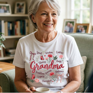 Moederdag cadeau voor oma van kleinkinderen t-shirt