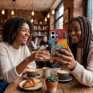 Moederdag cadeau voor stamverwante Afro-Amerikaans iPhone 16 Hoesje