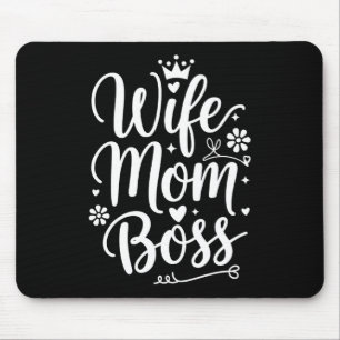 Moederdag cadeau voor vrouw Moeder Baas Leuk Muismat