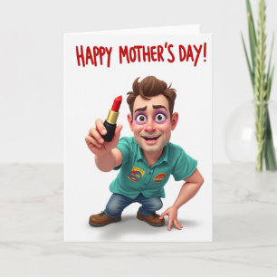 Moederdag-cadeaubon voor vrolijke moeders kaart
